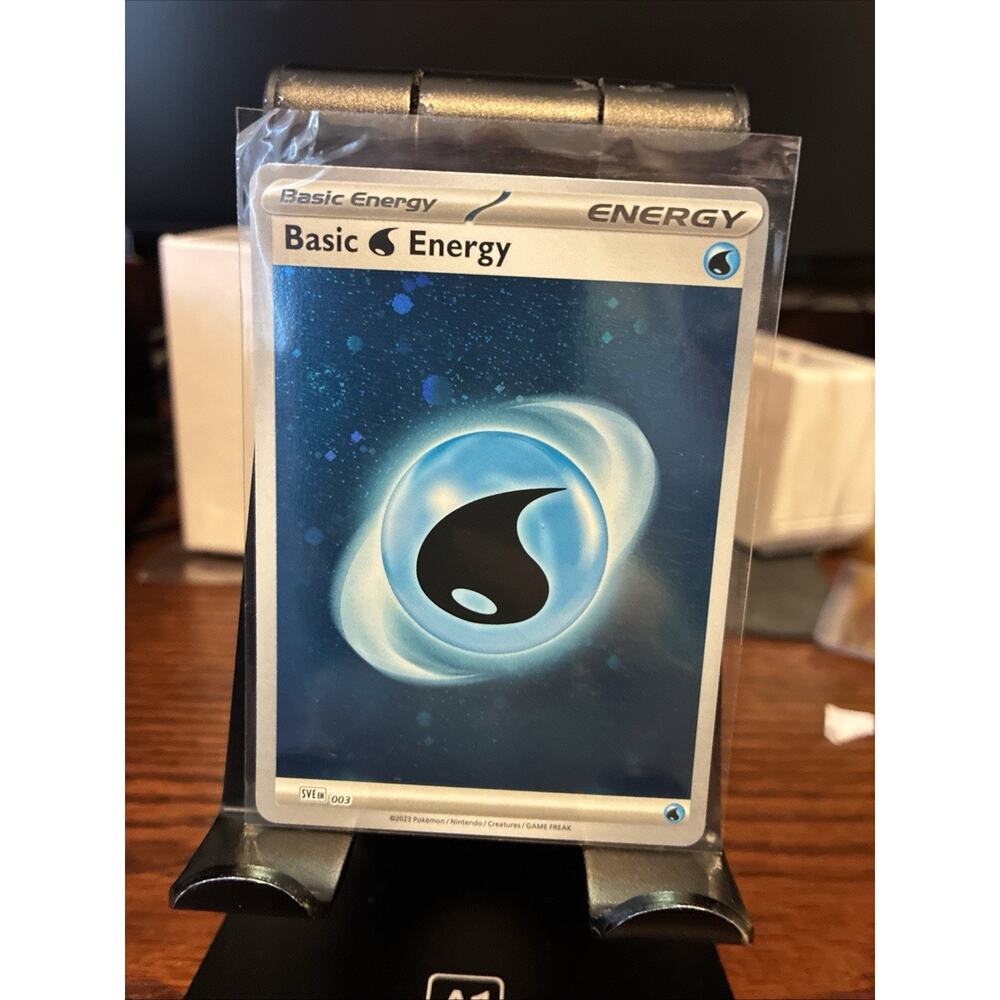 Pokemon 151 - Water Energy SVE 003 Cosmos Double Swirl 🍥🍥 HD Holo NM Nintendo